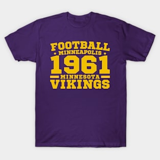 Football Minneapolis 1961 Minnesota Vikings T-Shirt